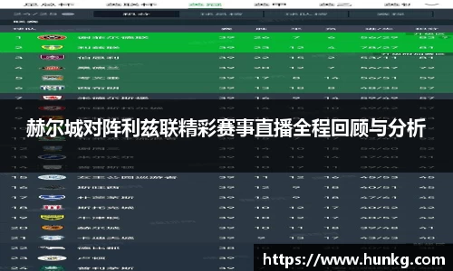 赫尔城对阵利兹联精彩赛事直播全程回顾与分析